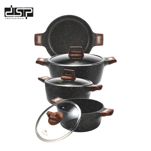 DSP CA005-S01-Black Casserole Set