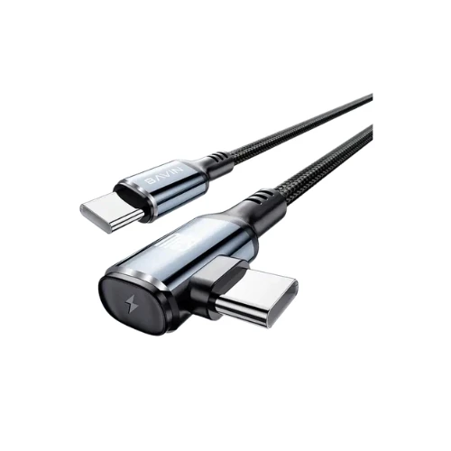 BAVIN 1554 CABLE C TO C FAST CHARGNG 60W ALUMINIUM