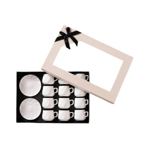 MOMAZ FIN004 COFFE CUP WITH PLATE 12PCS